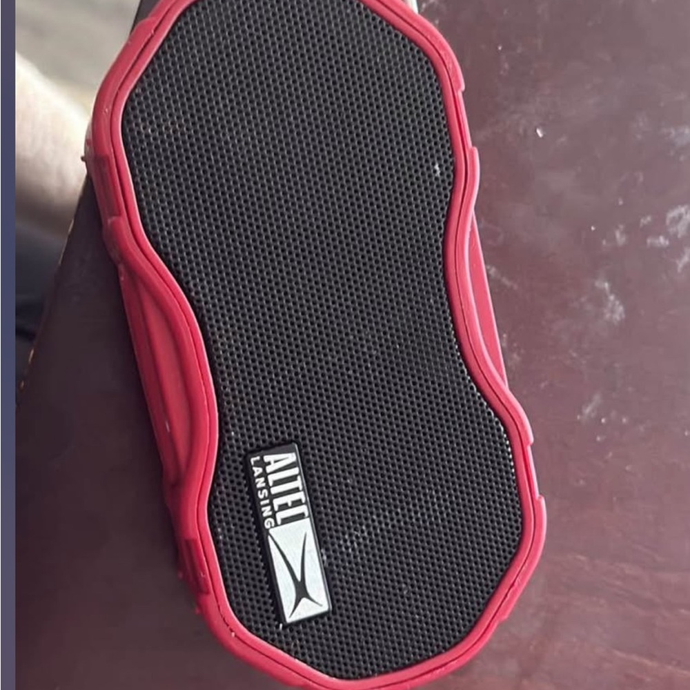 Altec Lansing Red Portable Speaker
